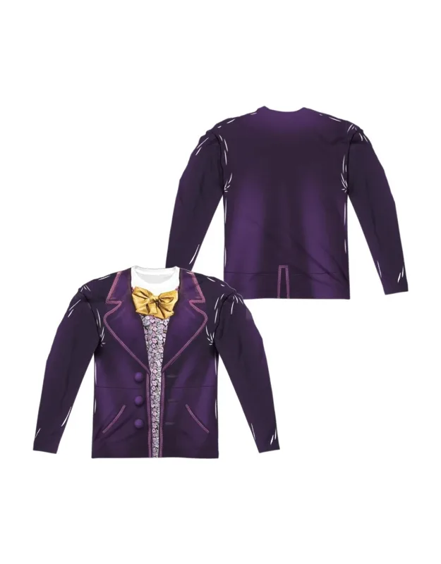 Willy Wonka And The Chocolate Factory Costume Long Sleeve Crew Tee