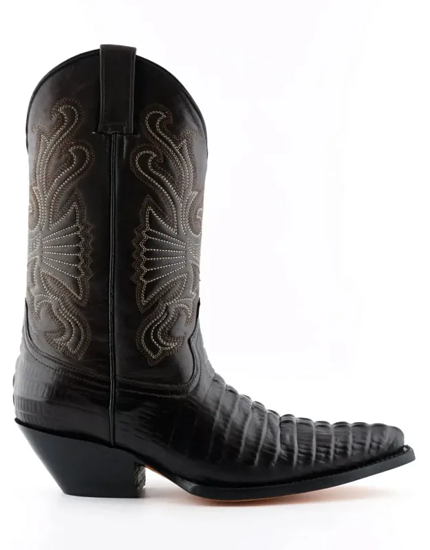 Brown Leather Western Cowboy Boots