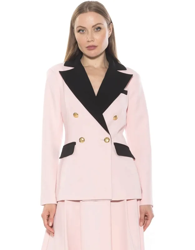 Farrah Blazer Double Breasted Design, Luxurious Piece