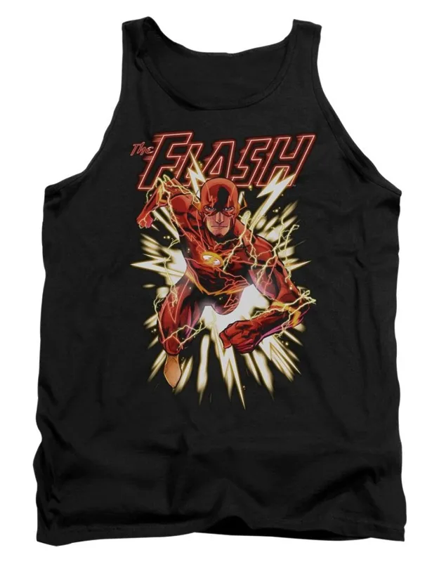 Justice League Of America Flash Glow Tank Top