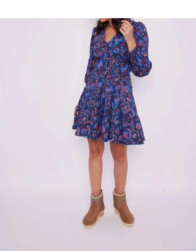 Long Sleeve Smocked Waist Dress