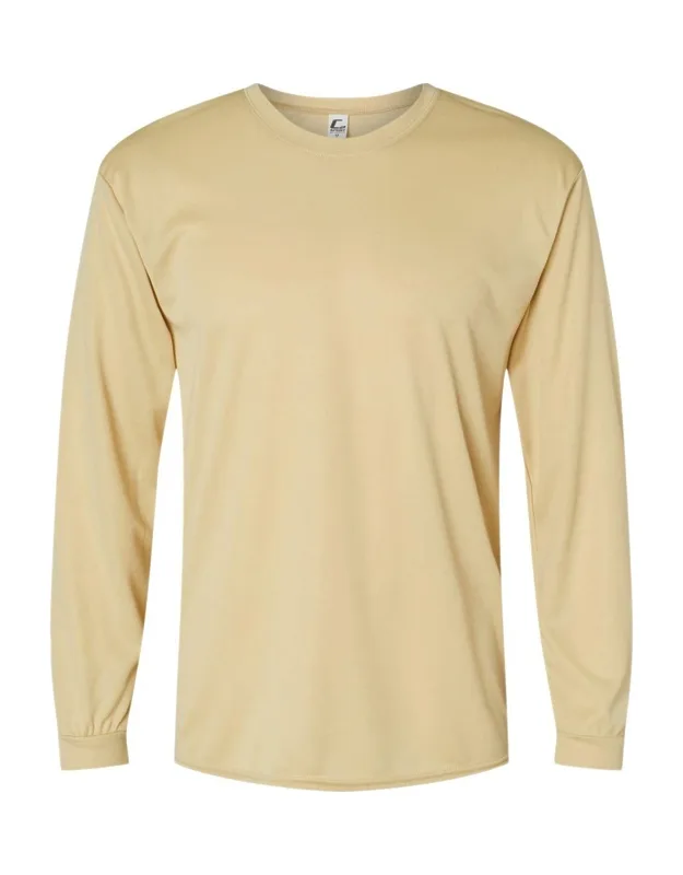 C2 Sport Performance Long Sleeve T-shirt, Moisture Management Fabric, Antimicrobial