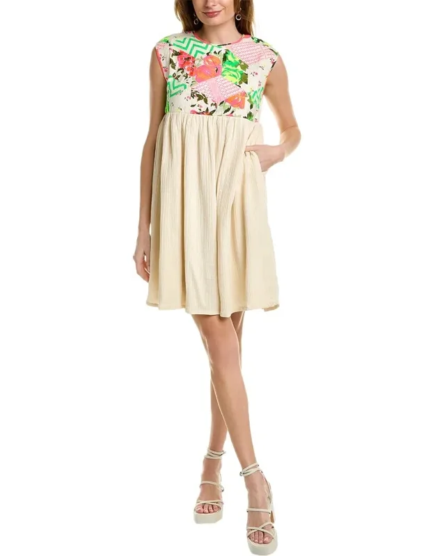 Dress - Comfortable And Breathable, Ecru Color