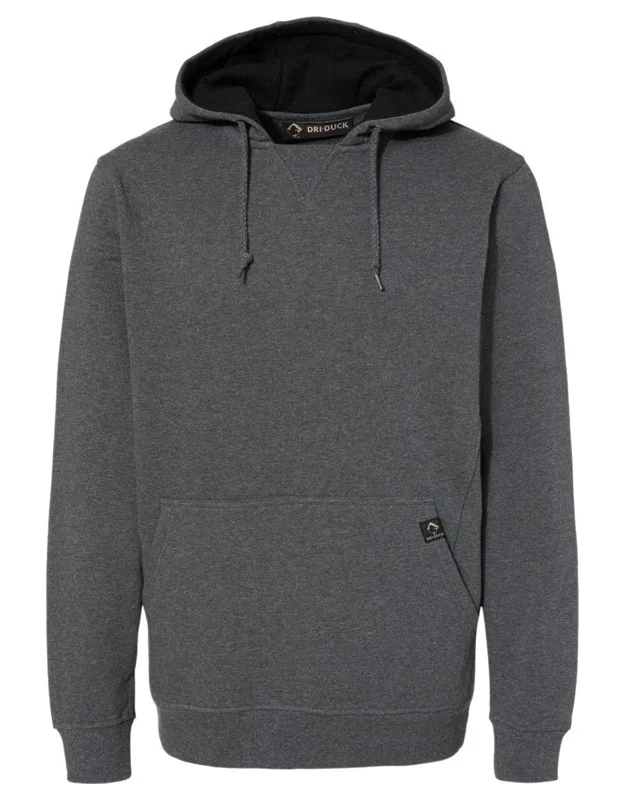 Woodland Fleece Pullover With Textured Thermal-lined Hood And Articulated Elbows
