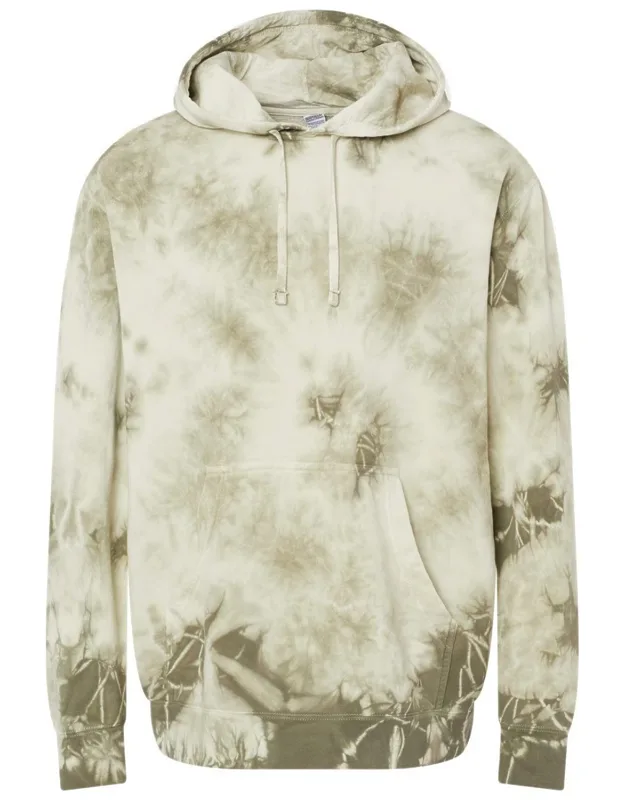 Independent Trading Co. Midweight Tie-dyed Hooded Sweatshirt