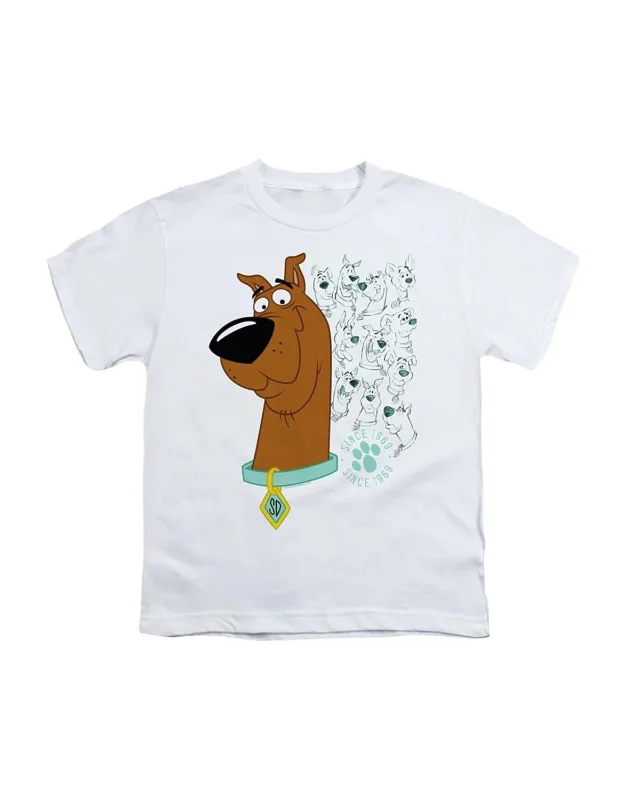 Scooby Doo Evolution Of Scooby Doo Short Sleeve Tee