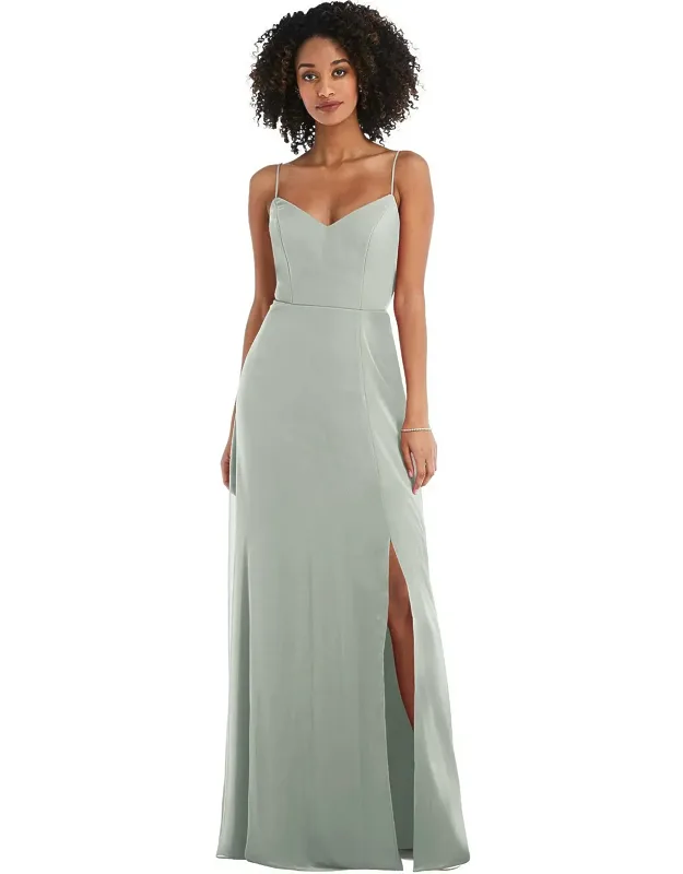 Cutout Maxi Dress With Front Slit