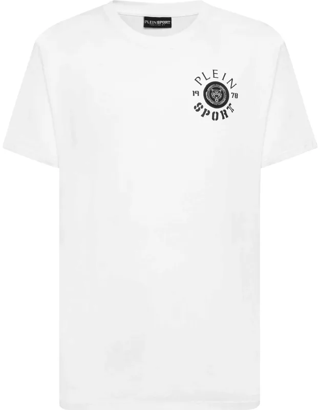 T-shirt With Maximum Comfort And Rubberized Tiger Patch