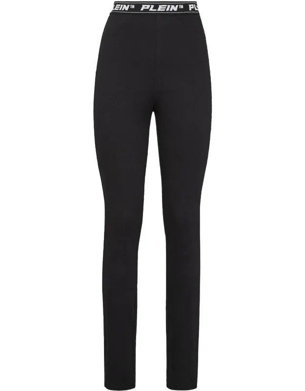 Legging With Super Stretch And Rhinestone Detailing