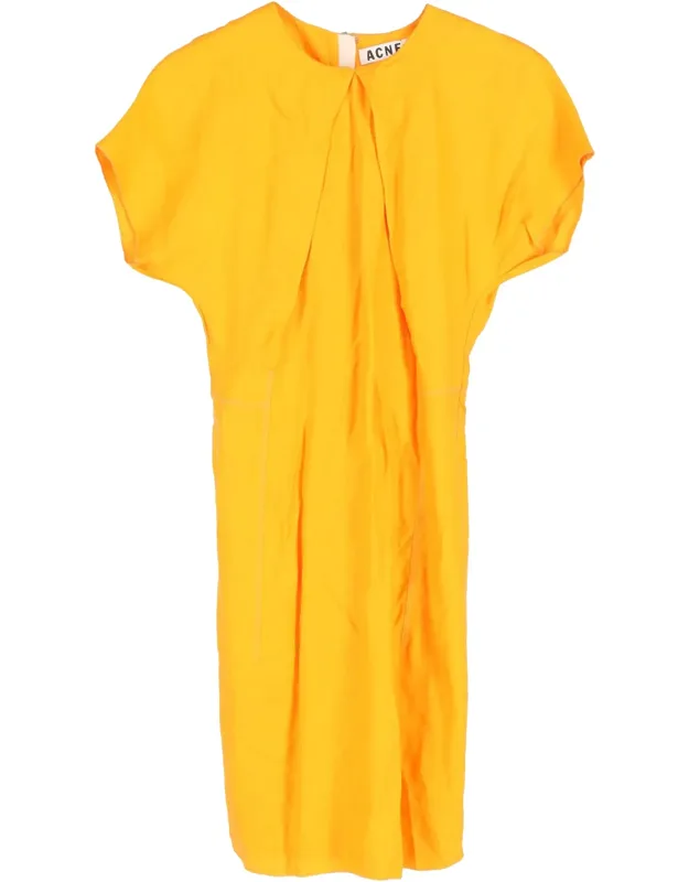 Crewneck Knee-length Shift Dress