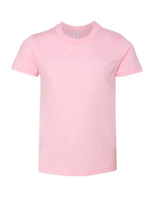 Youth Jersey Tee 100% Airlume Combed Cotton, Tear Away Label