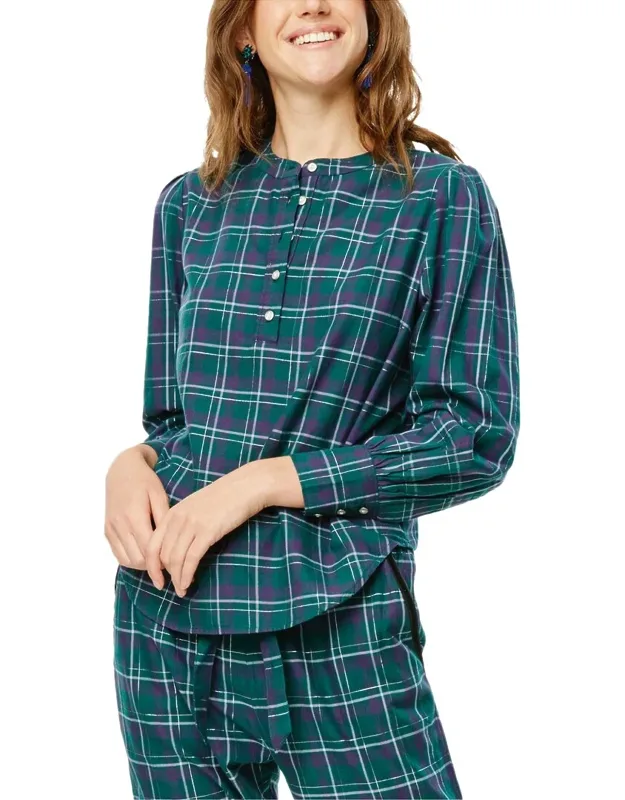 Inverness Plaid Top