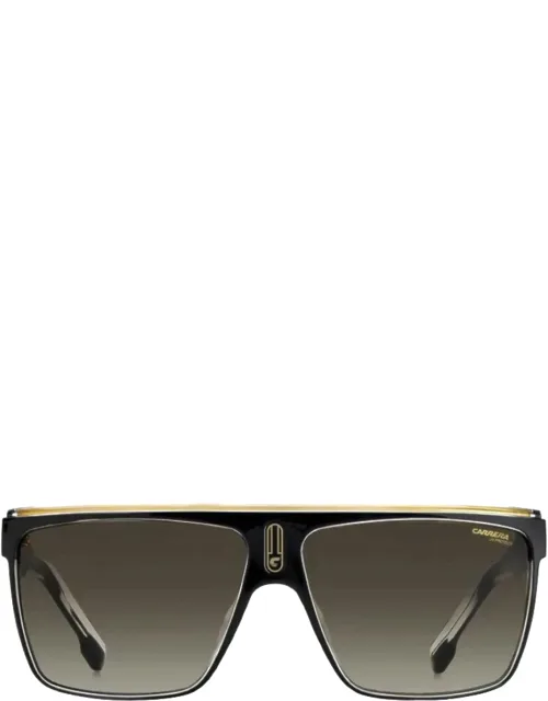 Carrera 22/n Ha Black/havana Grey Browline 63-12-130 Sunglasses With New With Case And Cleaning Cloth And Msrp $185