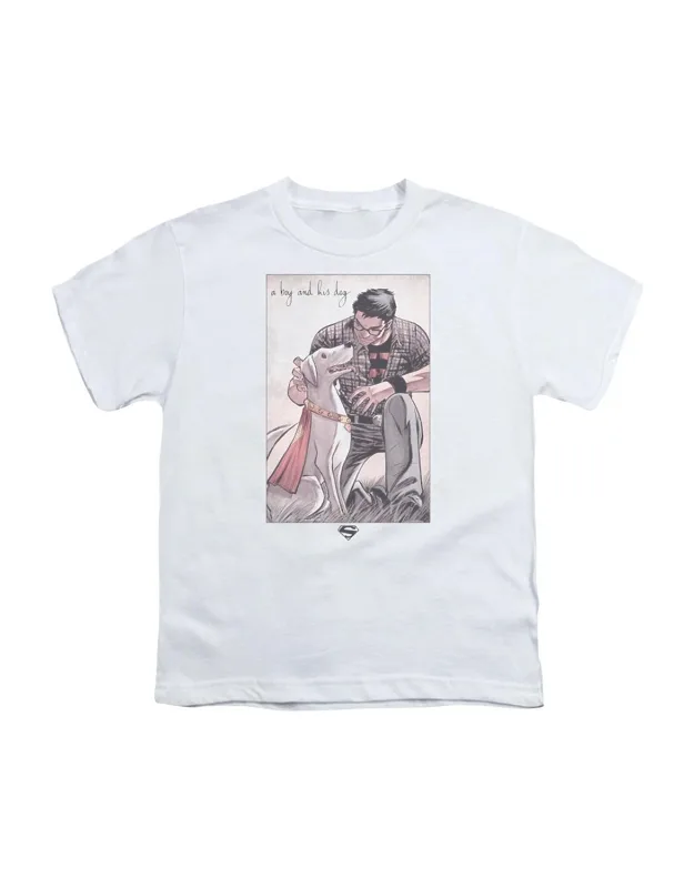 Superman Best Friend Short Sleeve Tee - Stylish Everyday Wear