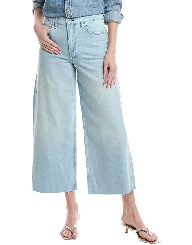 Serena Crop Wyncote Wide-leg Jeans