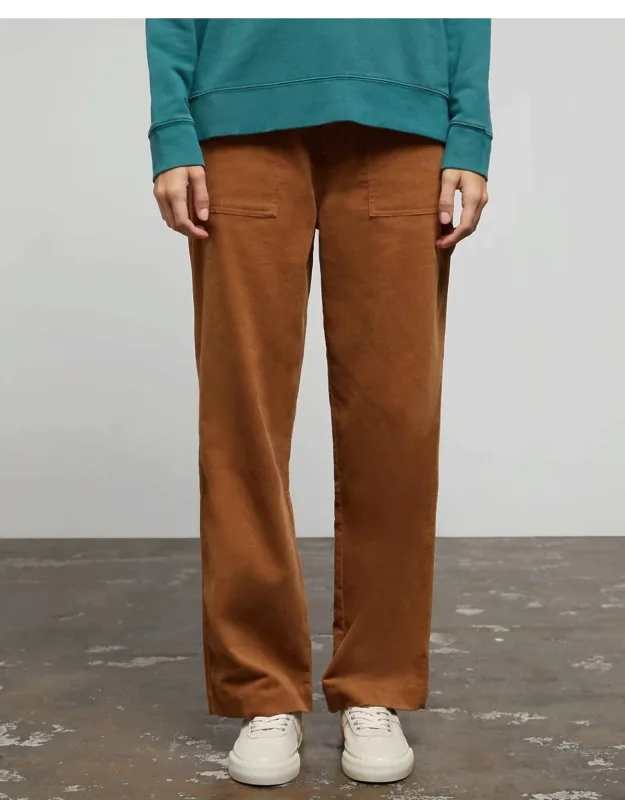 Wide Leg Corduroy Carpenter Pants