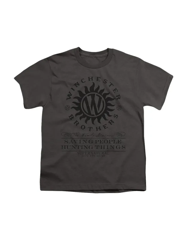 Supernatural Anti Possession Short Sleeve Youth Tee - Stylish And Great For Everyday Wear