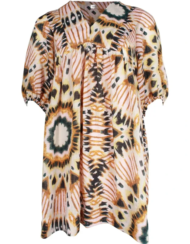Cleo Printed Loose Shift Dress