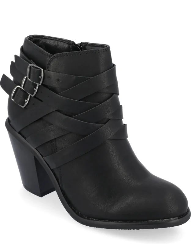 Wide Width Strap Booties