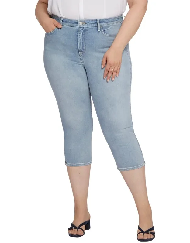 Slim Straight Crop Jeans