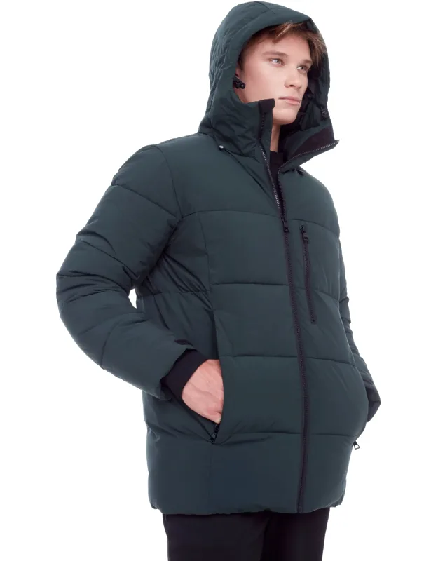 Vegan Down (recycled) Mid-weight Quilted Puffer Jacket