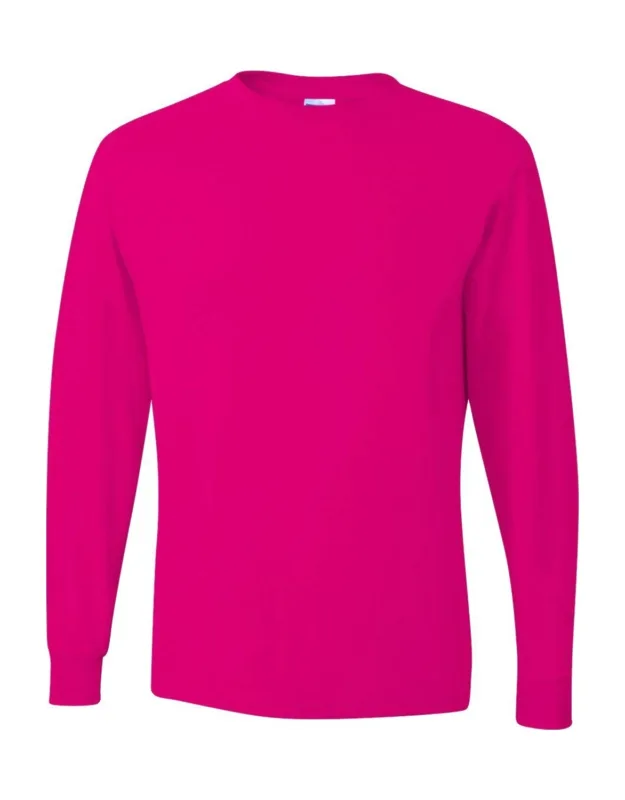 Dri-power Long Sleeve T-shirt With Advanced Moisture-management Performance And Noticeably Softer Hand