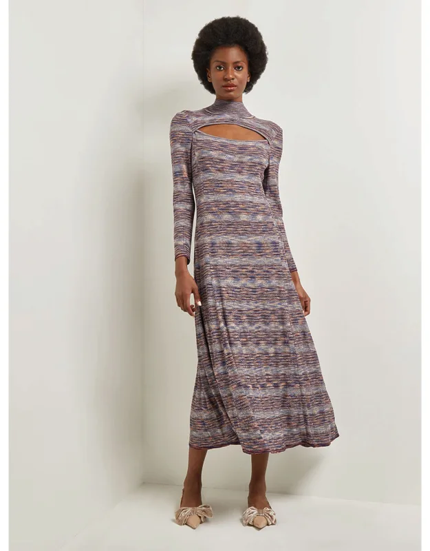Modern Fit-and-flare Midi Dress