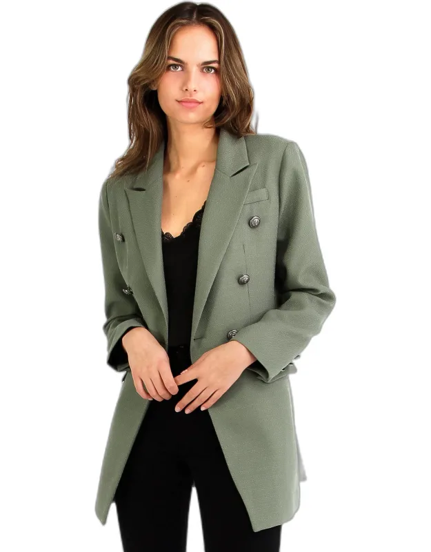 Textured Weave Blazer