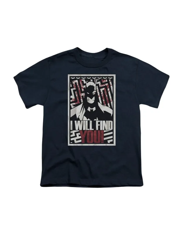 _batman I Will Fnd You Short Sleeve Tee / T-shirt - Stylish, Easy_