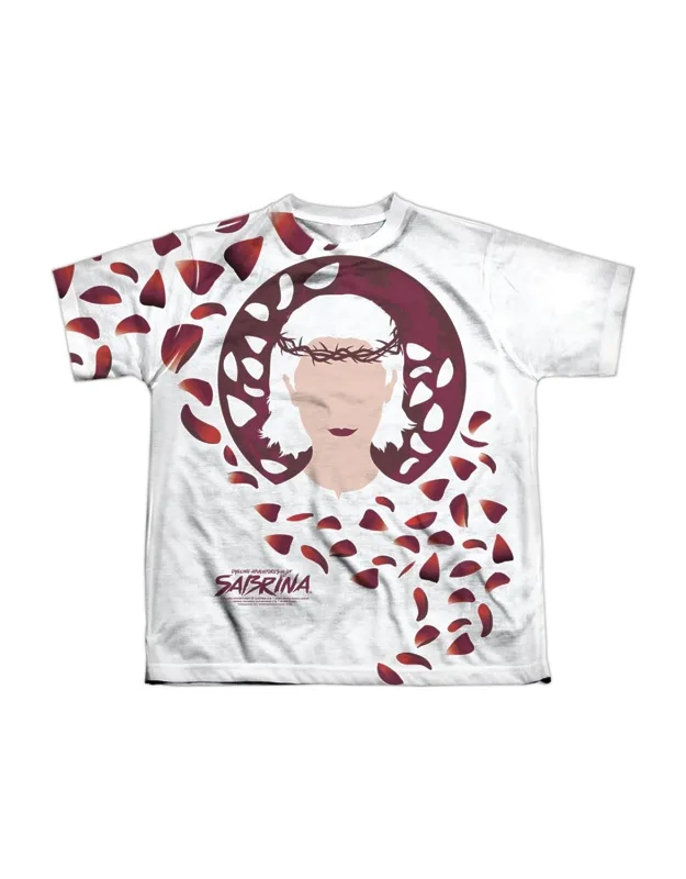 Chilling Adventures Of Sabrina Crown Of Thorns Short Sleeve Poly Crew Tee Stylish, Easy