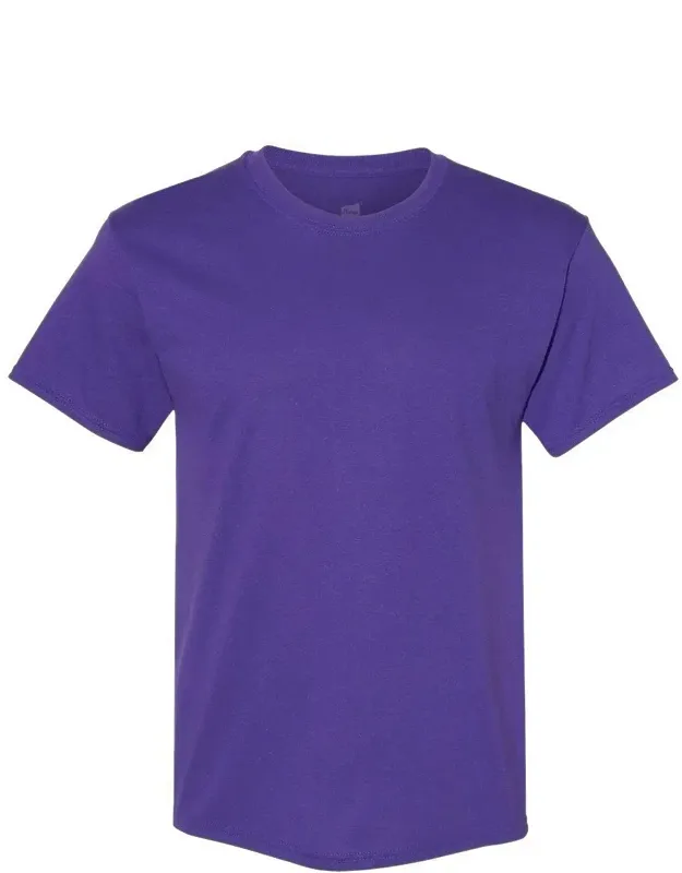 Ecosmart T-shirt With Double-needle Sleeves And Tear Away Label