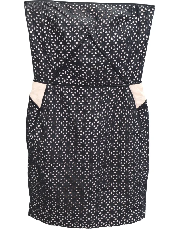 Eyelet Tube Mini Dress