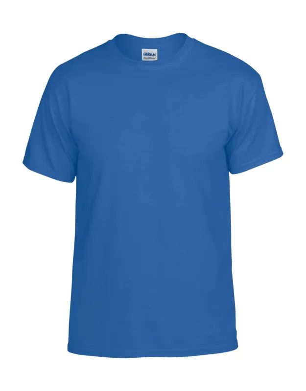 Gildan Dryblend Short Sleeve T-shirt With Moisture-wicking Properties And Seamless Collar