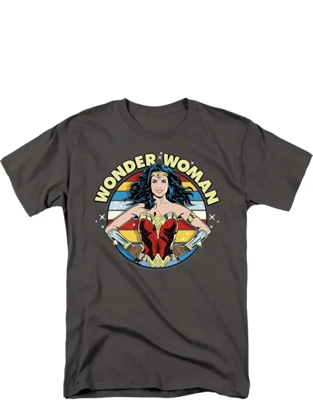 Wonder Woman 84 Short Sleeve Tee - 100% Cotton, Officially Licensed