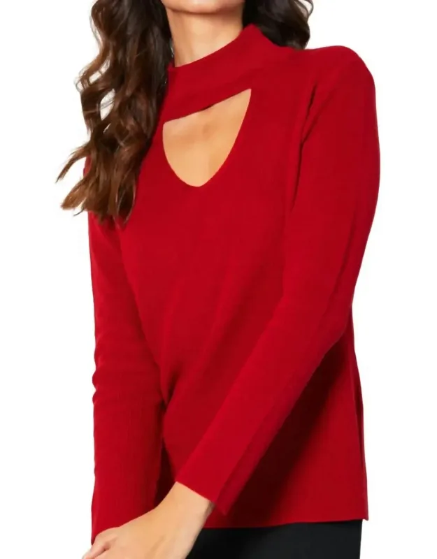 Keyhole Ribbed Top