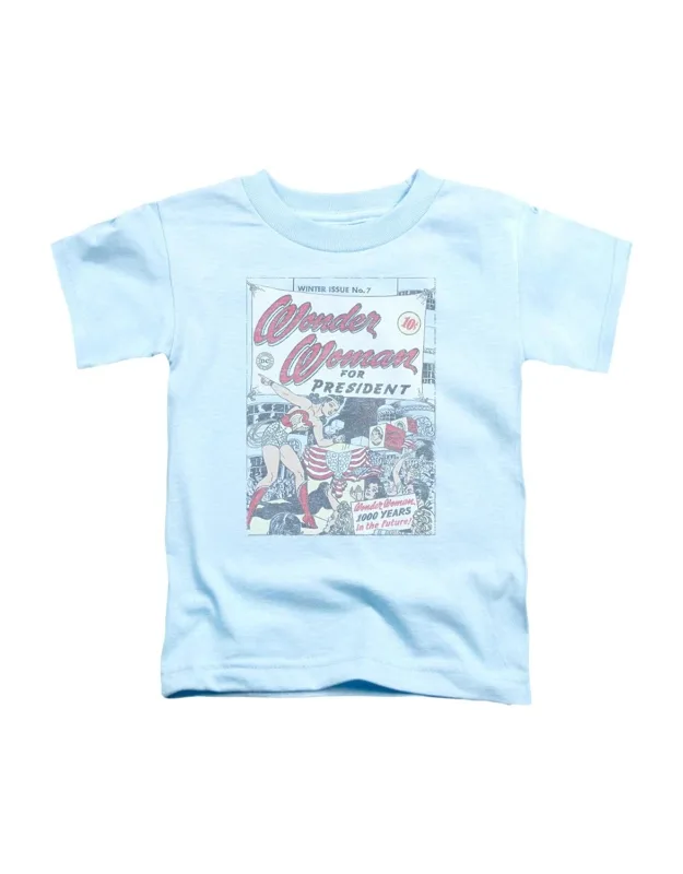 Dc Comics Wonder Woman For President Short Sleeve Tee - Stylish For Everyday Wear