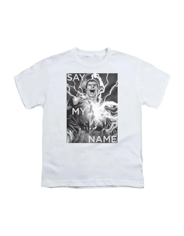 Justice League Of America Say My Name Short Sleeve Youth Tee - Stylish For Everyday Wear, 100% Cotton
