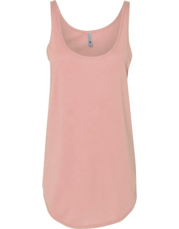 Next Level Festival Tank With Scoop Neckline And Curved Hem