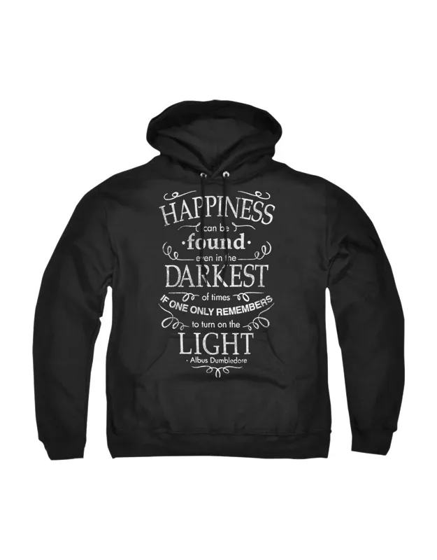 Harry Potter Happiness Adult Pull Over Hoodie - Stylish For Everyday Wear, 50% Cotton And 50% Polyester
