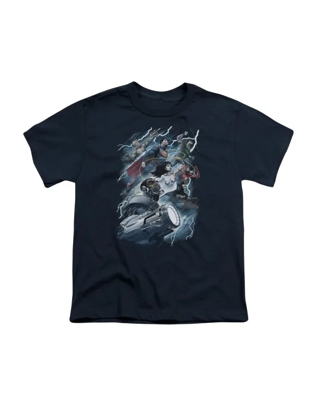 Justice League Of America Ride The Lightening Tee - 100% Cotton, Stylish Design