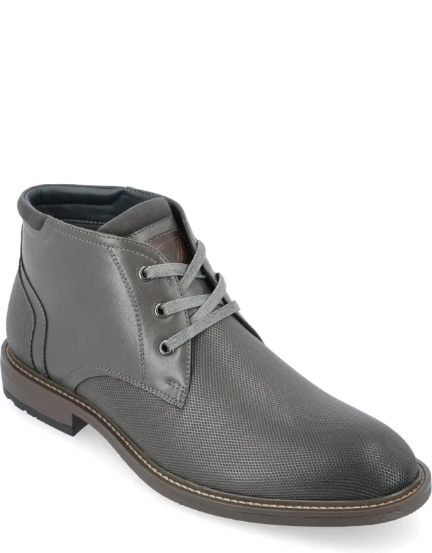 Vance Co. Vaughn Lace-up Chukka Boot With 6 Mm Tru Comfort Foam™ And Three-eye Lace-up Closure
