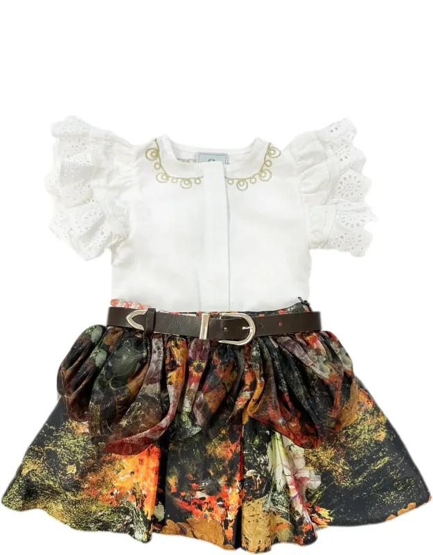 Blouse And Skirt Set