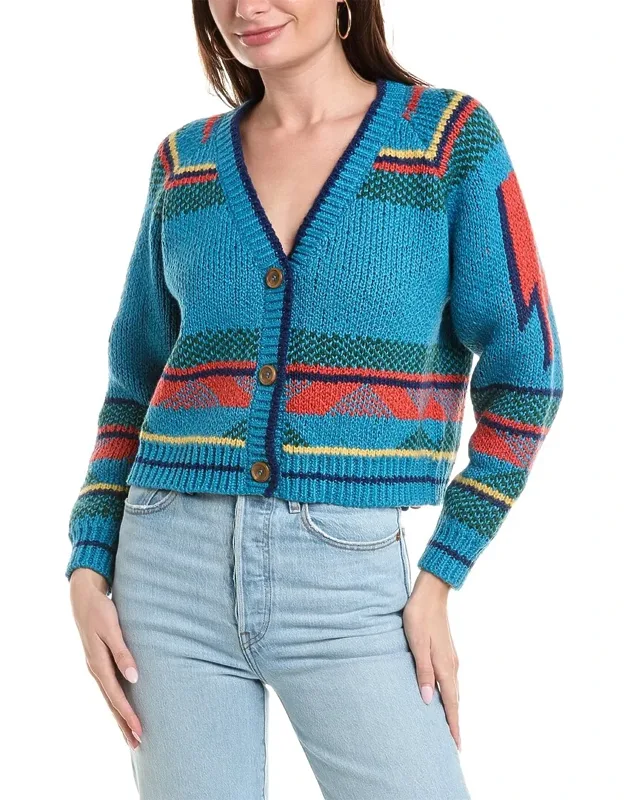 Denim X Bowie The Raglan Crop Cardigan