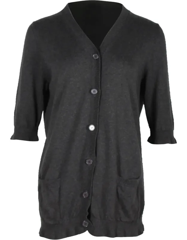 Ruffled Cardigan
