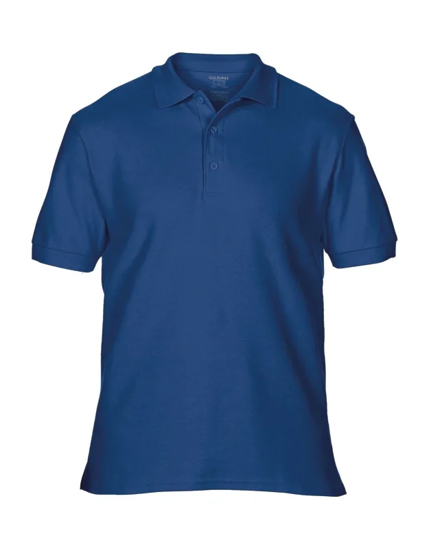 Gildan Premium Cotton Sport Double Pique Polo Shirt With Sideseamed Design And Contoured Welt Collar
