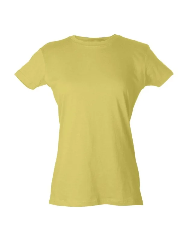 Tultex Slim Fit Fine Jersey T-shirt - Pre-shrunk 100% Ringspun Cotton, Double-needle Stitching