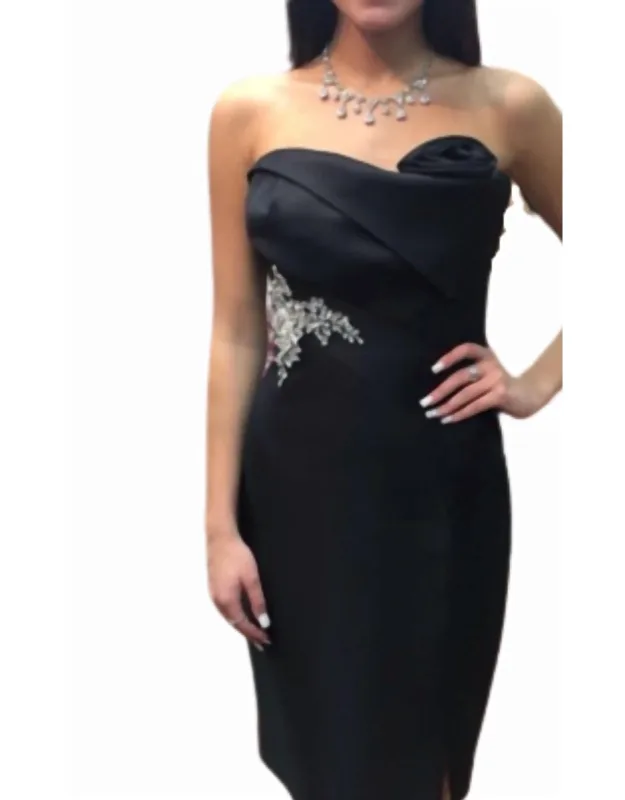 Strapless Cocktail Dress