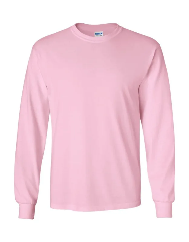 Ultra Cotton Long Sleeve T-shirt - Heavyweight Fabric, Classic Fit
