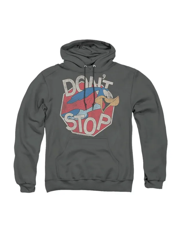 _looney Tunes Dont Stop Pull Over Hoodie / Hooded Sweatshirt, Stylish For Everyday Wear_