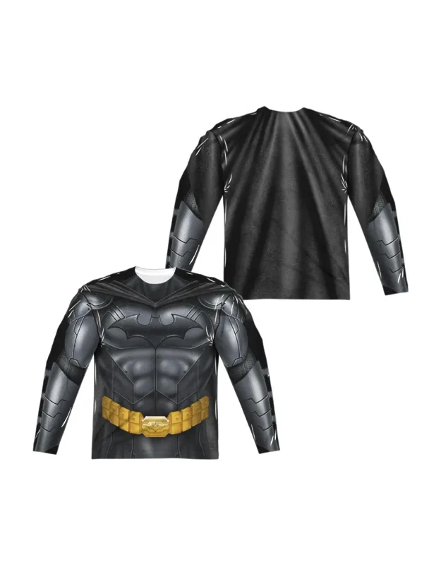 Batman Athletic Uniform Long Sleeve Crew Tee